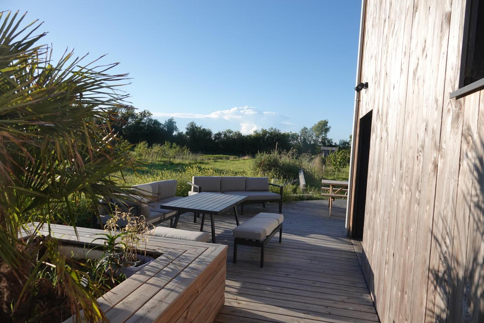 Maison Bois, Les Conches 10 Pers Longeville-sur-Mer Exterior photo