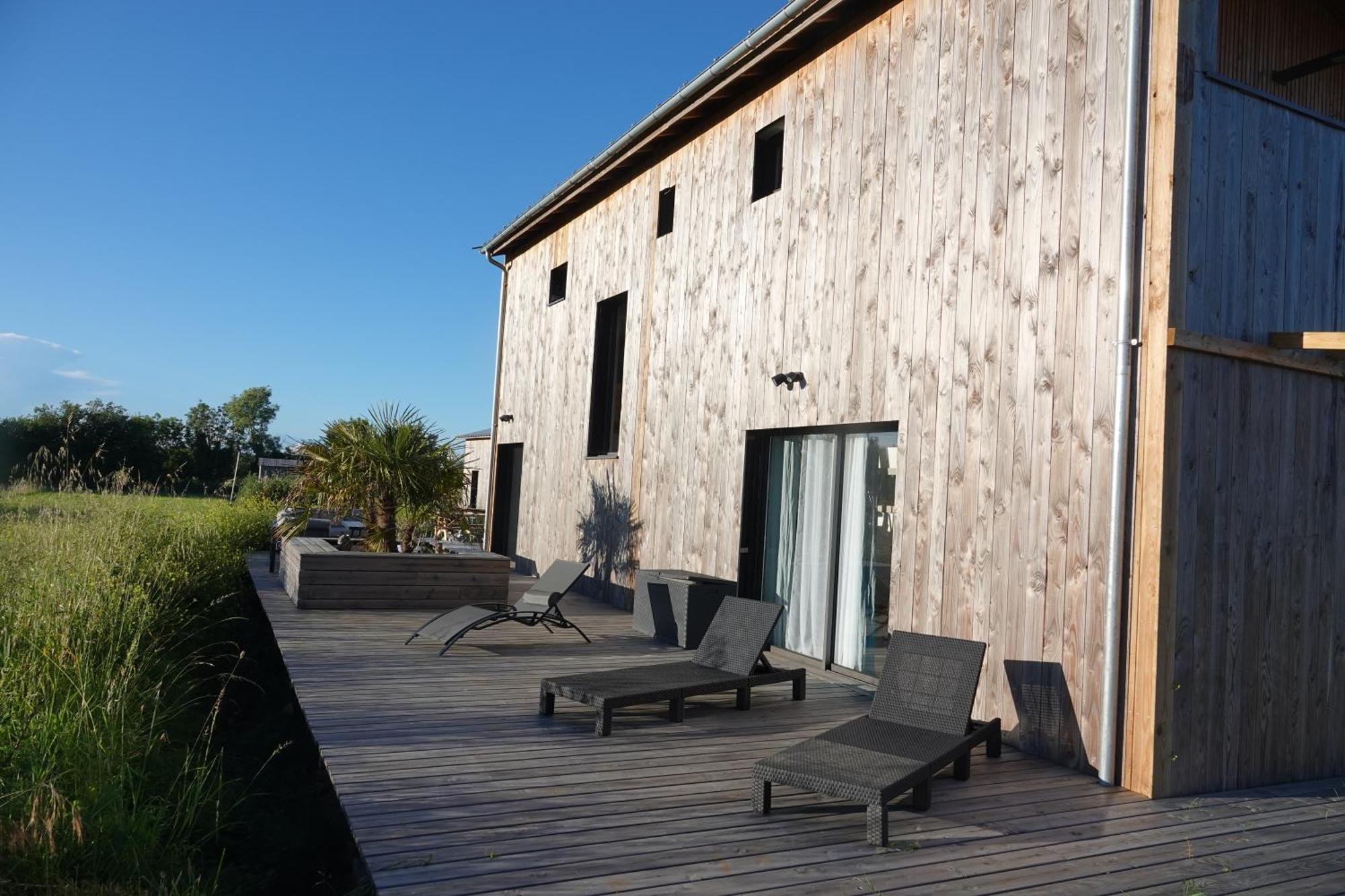 Maison Bois, Les Conches 10 Pers Longeville-sur-Mer Exterior photo