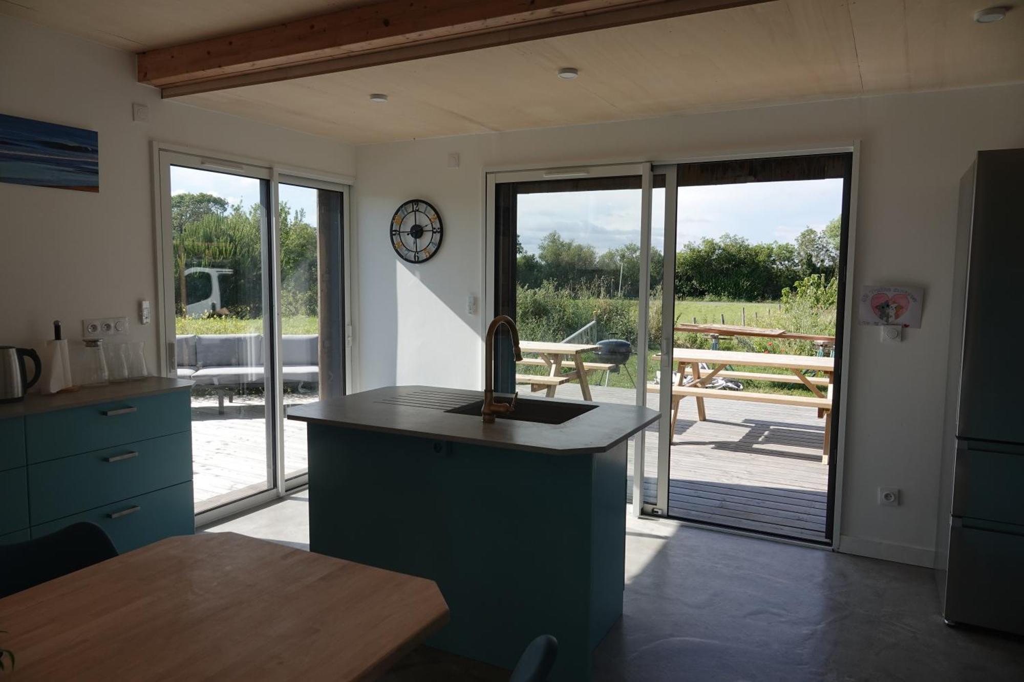 Maison Bois, Les Conches 10 Pers Longeville-sur-Mer Exterior photo